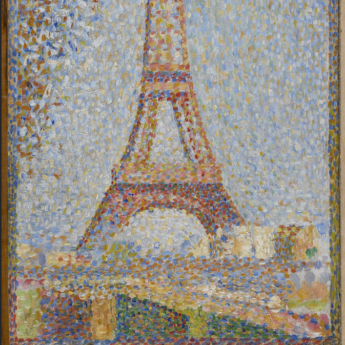 Painting with the Padre: The Eiffel Tower, Georges Seurat - logo
